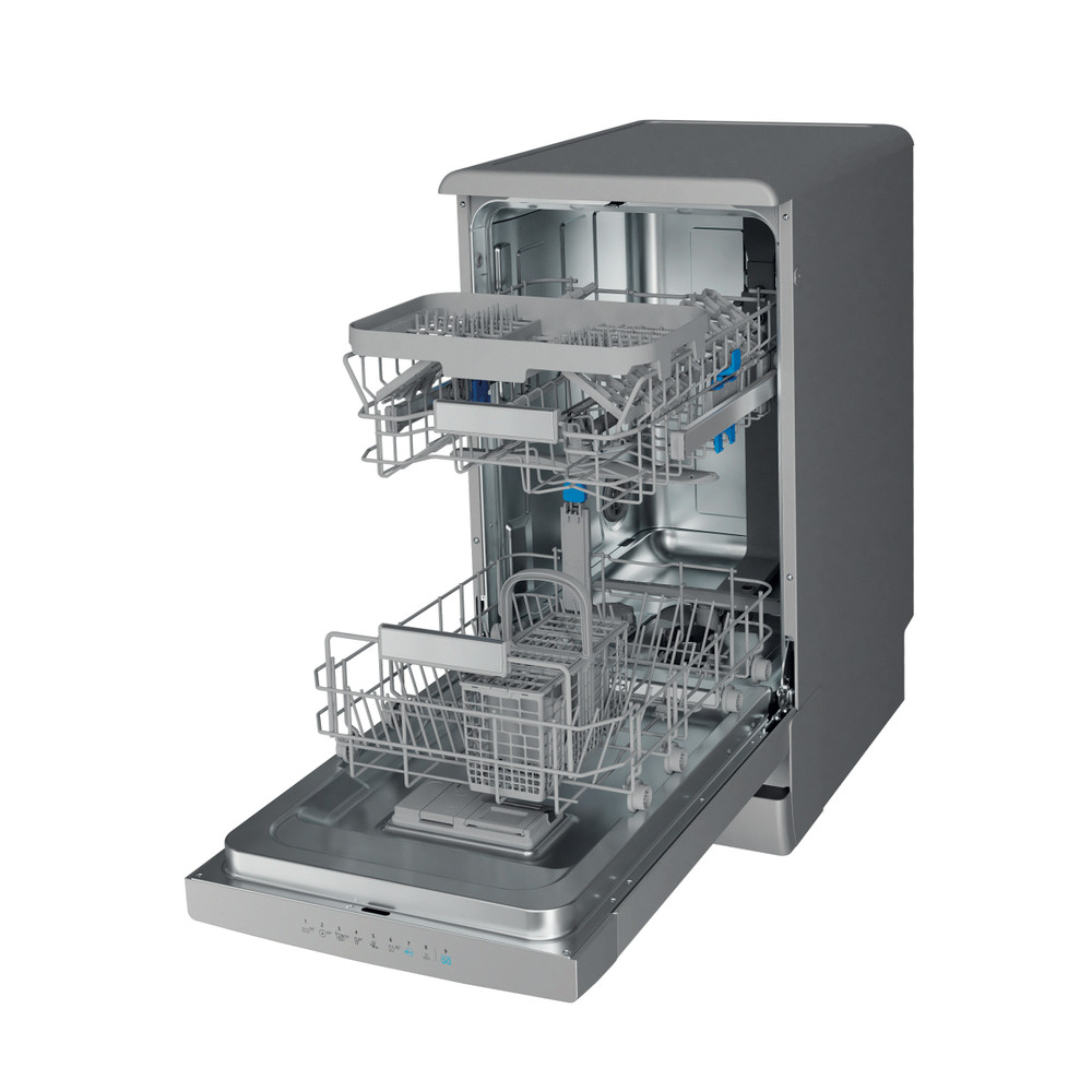 Indesit Nõudepesumasin Eraldiseisev DSFO 3T224 C S Eraldiseisev E Perspective open