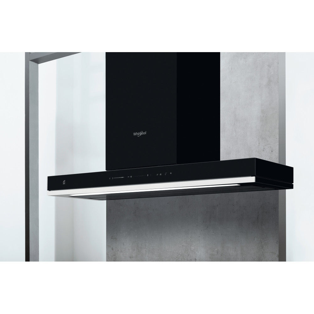 Whirlpool Campana Encastre WHSS 90F L T C K Negro Wall-mounted Electrónico Lifestyle perspective