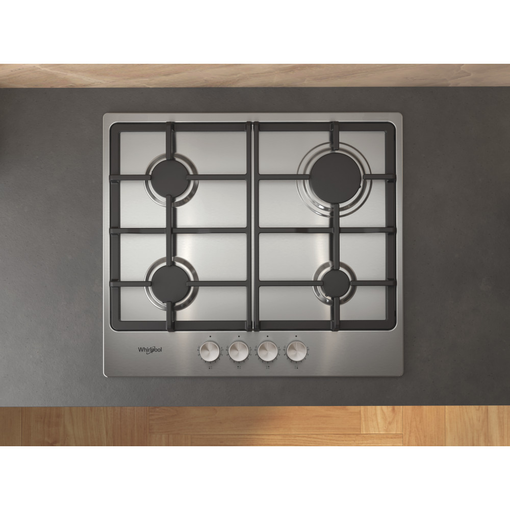 Whirlpool Ploča za kuhanje TGML 660 IX Inox PLINSKA Lifestyle frontal