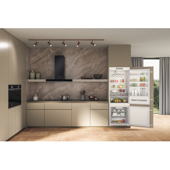 Whirlpool Réfrigérateur combiné Encastrable SP40 810 2 Blanc 2 portes Lifestyle frontal open