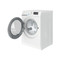 Indesit Perilica i sušilica Samostojeći BDE 76435 9WS EE Bijela Prednje punjenje Perspective open