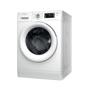 Whirlpool Wasmachine Vrijstaand FFB 9458 WV BE Wit Voorlader B Perspective