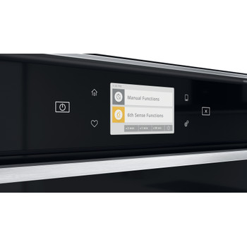 Whirlpool Micro-ondas Encastre W11 MW161 Cinza Escuro Eletrónico 40 MO Combinado 900 Control panel