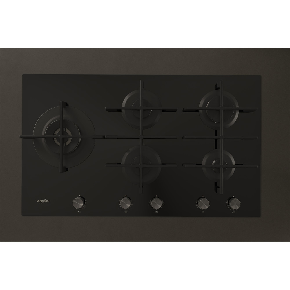 Whirlpool Hob GOWL 958/NB Black Gas Lifestyle frontal