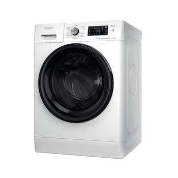 Whirlpool Mosó-szárító Szabadonálló FFWDB 864349 BV EE Fehér Elöltöltős Perspective