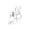 Indesit Freezer Built-in INBUFZ011.UK Steel Technical drawing
