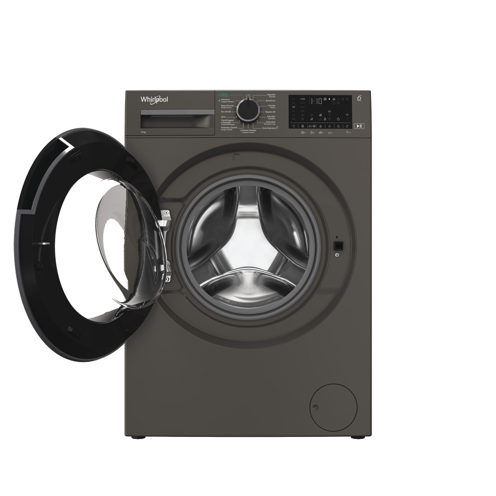 Whirlpool Lavadora Libre instalación WAM 07GB SPT Manhattan Grey Cargador frontal A Frontal open