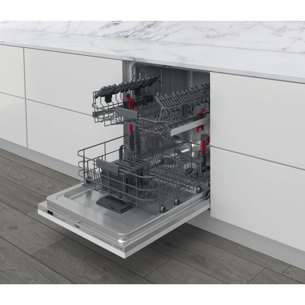 Whirlpool Myčka nádobí Vestavné WI 7020 P Full-integrated E Perspective open