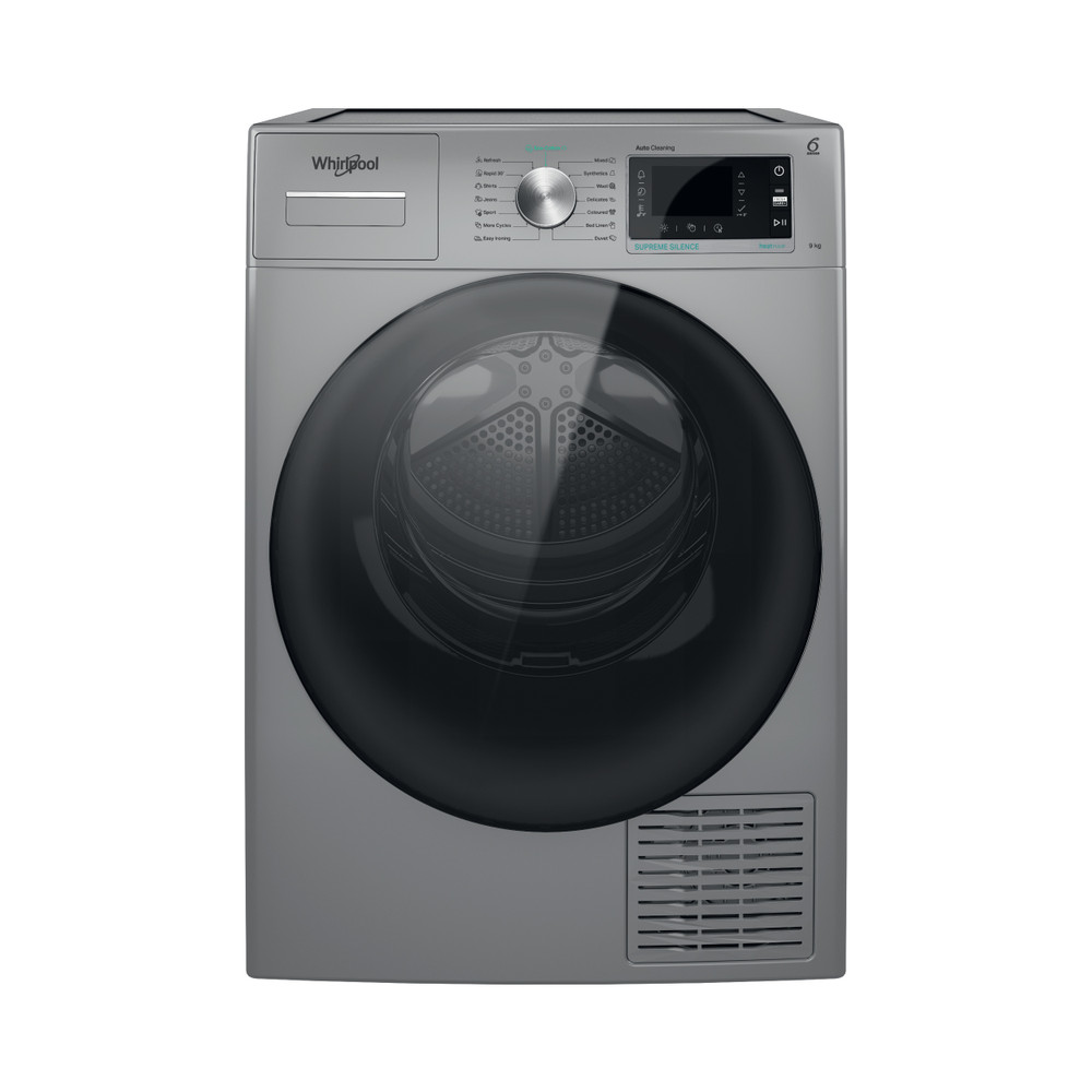 Whirlpool Torktumlare W7 D93SB EE Silver Frontal