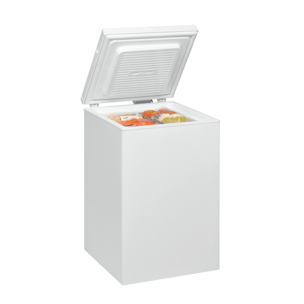 Whirlpool Surgélateur Pose-libre WHS1022 Blanc Perspective open