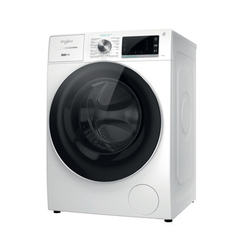 Whirlpool Lave-linge Pose-libre W8 W046WR BE Blanc Frontal A Perspective