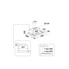 Indesit Napa ugradbeni H 461 IX.1/1 Inox ugradbeni Mehanička Technical drawing