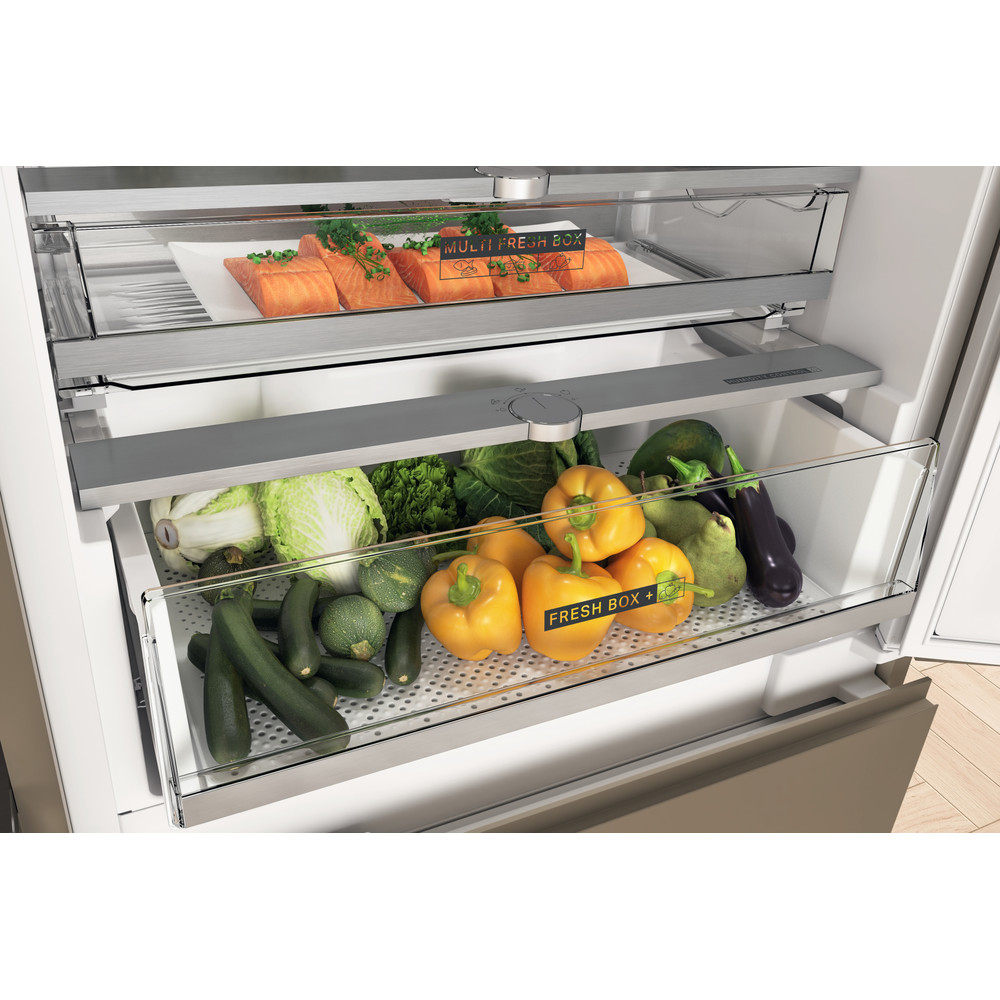 Whirlpool Racitor-congelator combinat Încorporabil WH SP70 T241 P Alb 2 doors Drawer