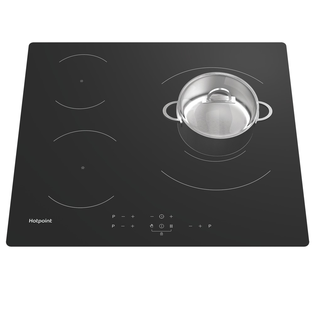 Hotpoint Encimera HS Q3260 NE Negro Induction vitroceramic Lifestyle control panel
