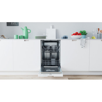 Indesit Lavavajillas Encastre IN2IE10CS80 Full-integrated E Lifestyle frontal open