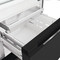 Whirlpool Fridge-Freezer Combination Free-standing WHKF 6352 XBR5UK Silver 2 doors Perspective