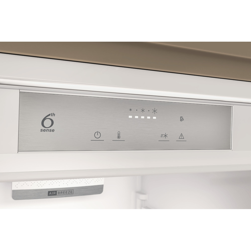 Whirlpool Kombinovaná chladnička s mrazničkou Vstavané WHC20D013D1 Biela 2 doors Control panel