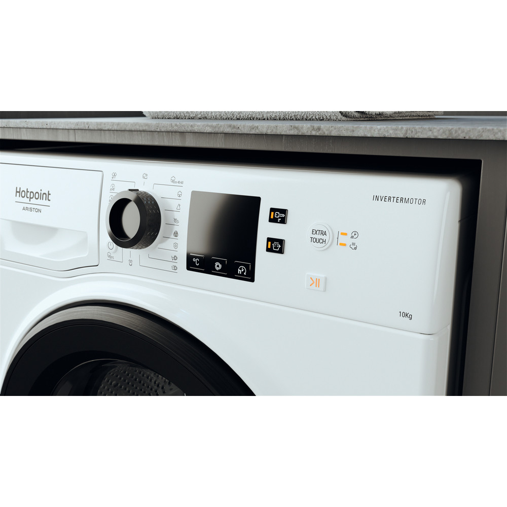 Hotpoint_Ariston Máquina de lavar roupa Livre Instalação NS1069CWKEUN Branco Carga Frontal A Lifestyle control panel