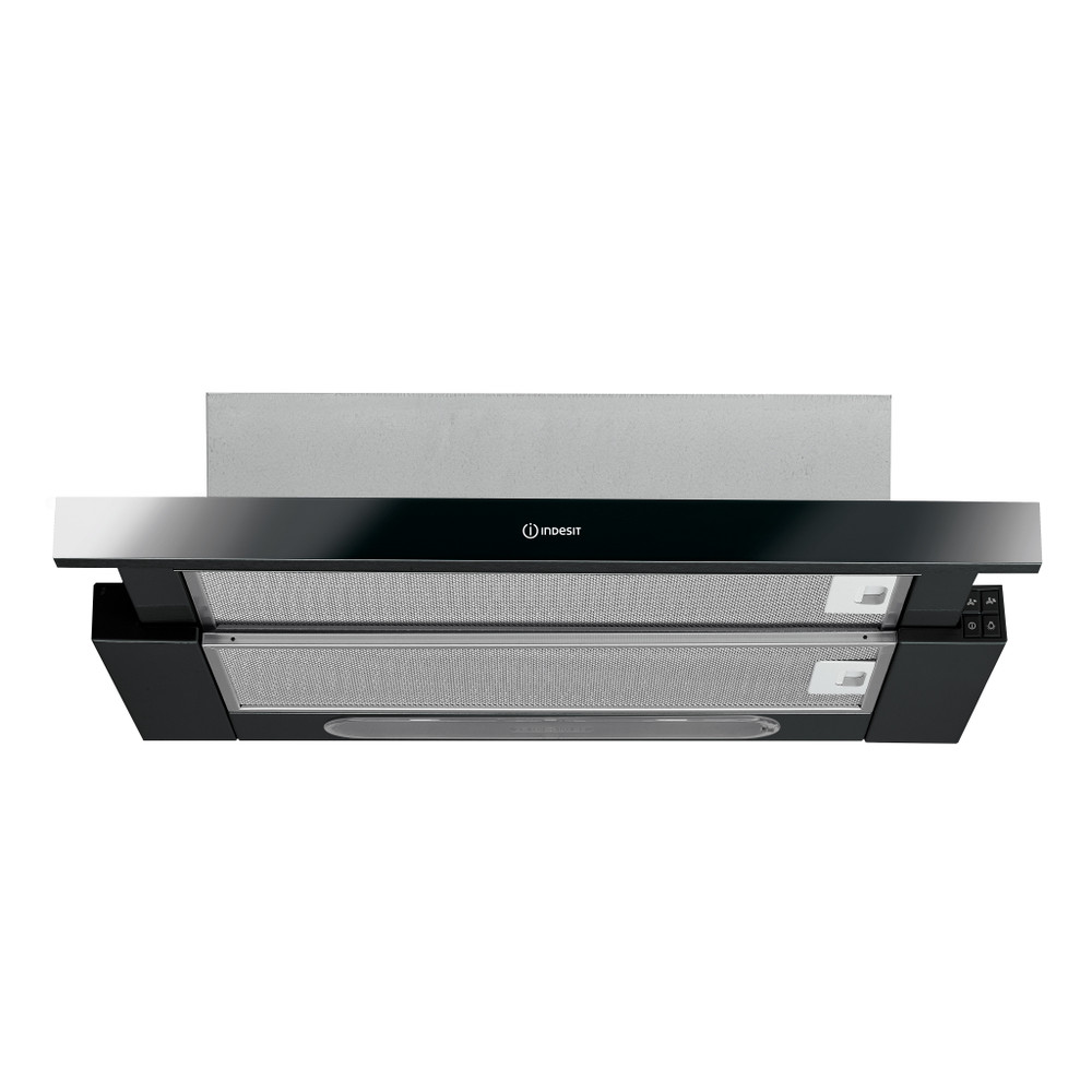 Indesit Hotte Encastrable IAHTT64FLSK Noir Sous-plan Mécanique Frontal