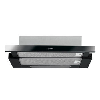 Indesit Afzuigkap Ingebouwd IAHTT64FLSK Zwart Onderbouw Mechanisch Frontal