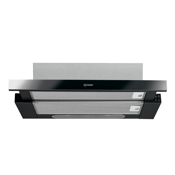 Indesit Dampkap Inbouw IAHTT64FLSK Zwart Onderbouw Mechanisch Frontal