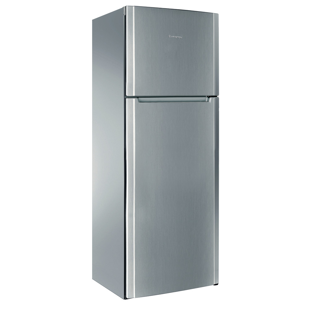 Ariston Fridge Freezer Free-standing ENTM 19020 F (EX) Inox 2 doors Perspective
