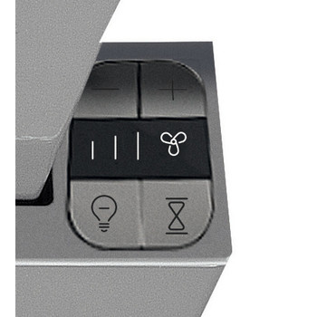 Whirlpool Hotte Encastrable AKR 443/1 GY Gris Encastrable Mécanique Control panel