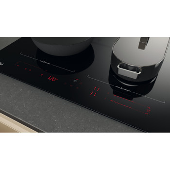 Whirlpool Placa WTX6019DCF Preto Induction vitroceramic Control panel