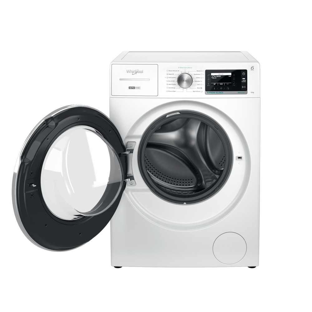 Whirlpool Tvättmaskin Fristående W8 99AD SILENCE EE White Front loader A Frontal open