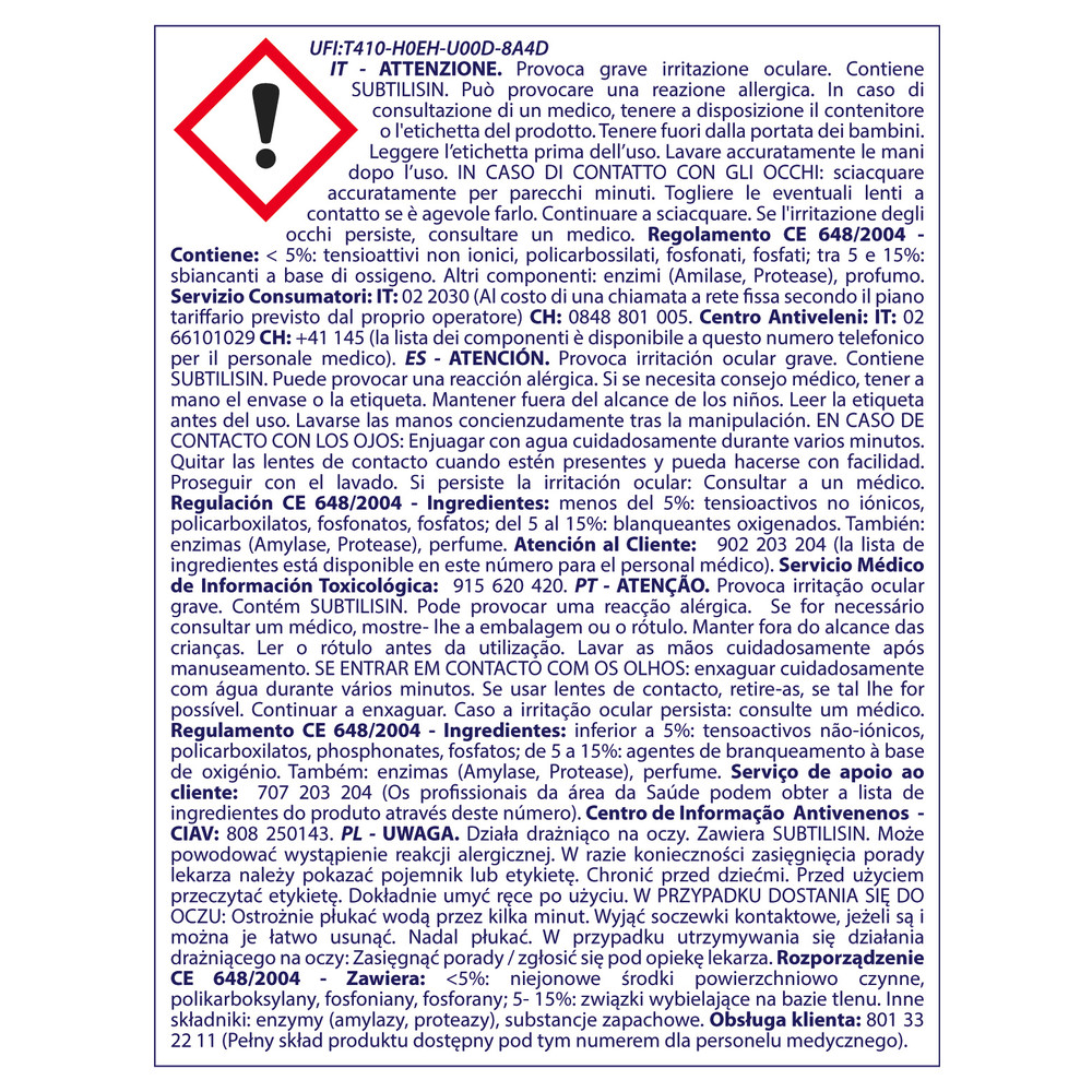 Hotpoint_Ariston DISHWASHING TAB200 Back / Lateral