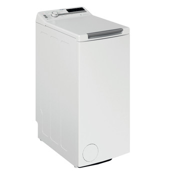 Whirlpool Tvättmaskin Fristående TDLR 6251BS FN White Top loader B Perspective