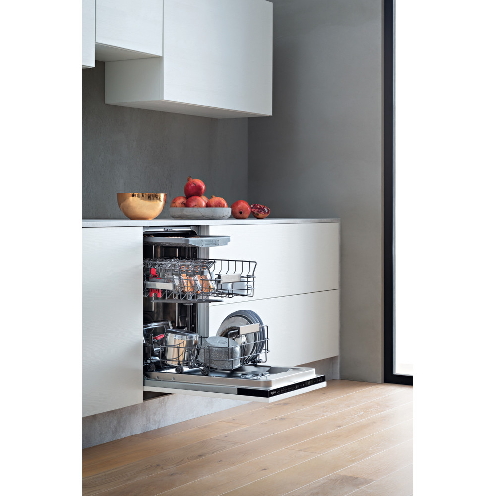 Whirlpool Mosogatógép Beépíthető WSIP 4O33 PFE Full-integrated D Lifestyle perspective open