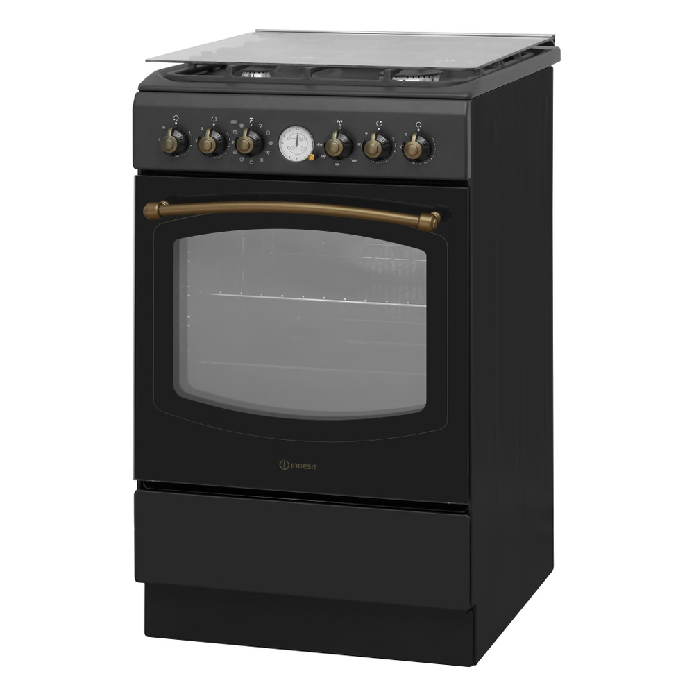 Indesit Plīts IS5G8MHA/E/1 Antracīts Gāzes Perspective