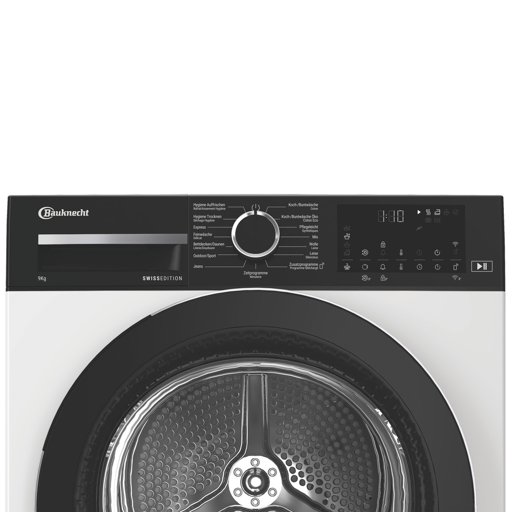 Bauknecht Trockner BKTR6109 Weiss Control panel