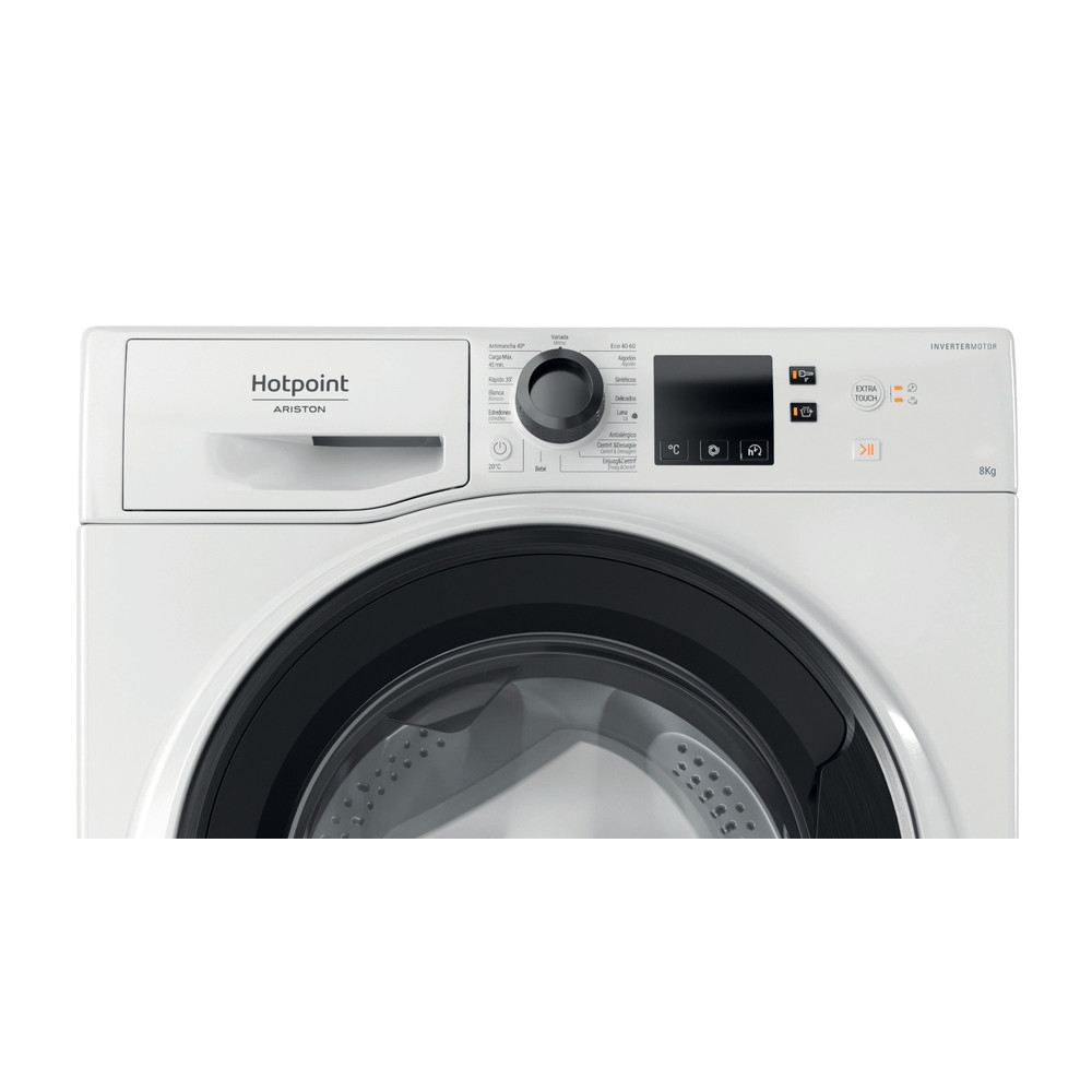 Hotpoint_Ariston Máquina de lavar roupa Livre Instalação NWS 8469 WK SPT Branco Carga Frontal A Control panel