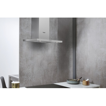 Whirlpool Dampkap Inbouw AKR 558/3 IX Inox Wandmodel Mechanisch Lifestyle perspective