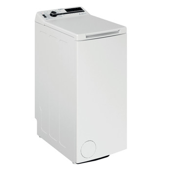 Whirlpool Maşină de spălat rufe Independent TDLRBX 6252BS EU Alb Încărcare Verticală B Perspective