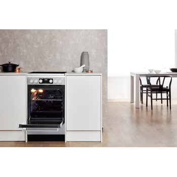 Whirlpool Tűzhely WS5V8CCX/E Inox Elektromos Lifestyle frontal open