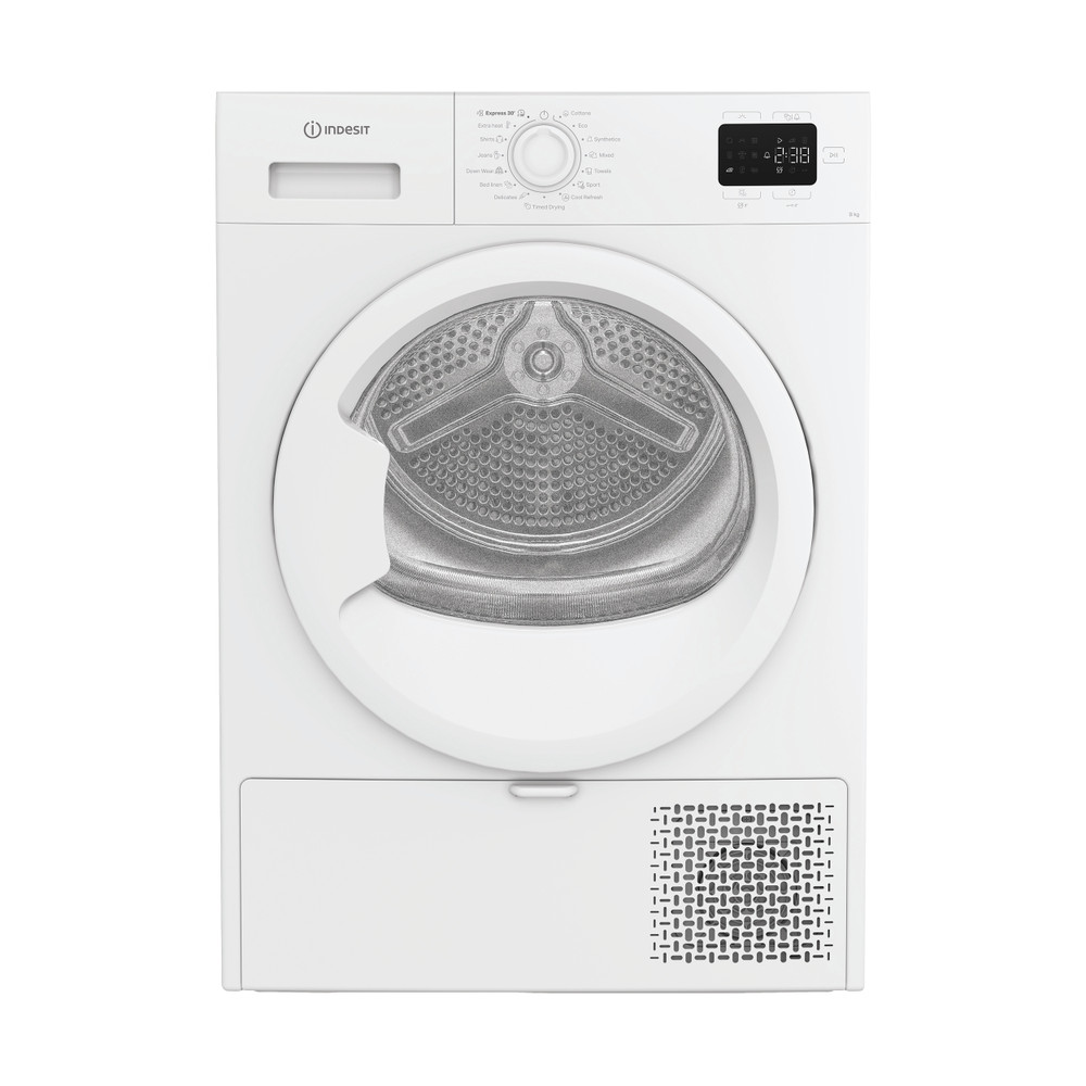Indesit Sèche-linge C YSD 83D WW EE Blanc Frontal