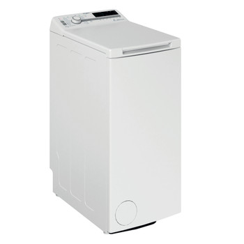 Whirlpool Maşină de spălat rufe Independent TDLR 7232BS EU Alb Încărcare Verticală D Perspective
