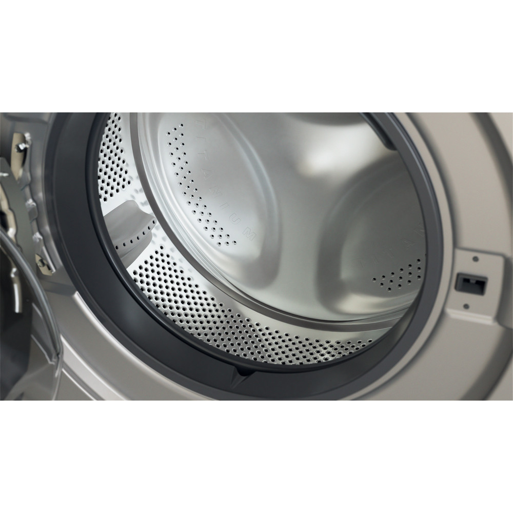 Whirlpool Lavadora secadora Libre instalación FWDG 961483 SBV SPT N Plata Cargador frontal Drum