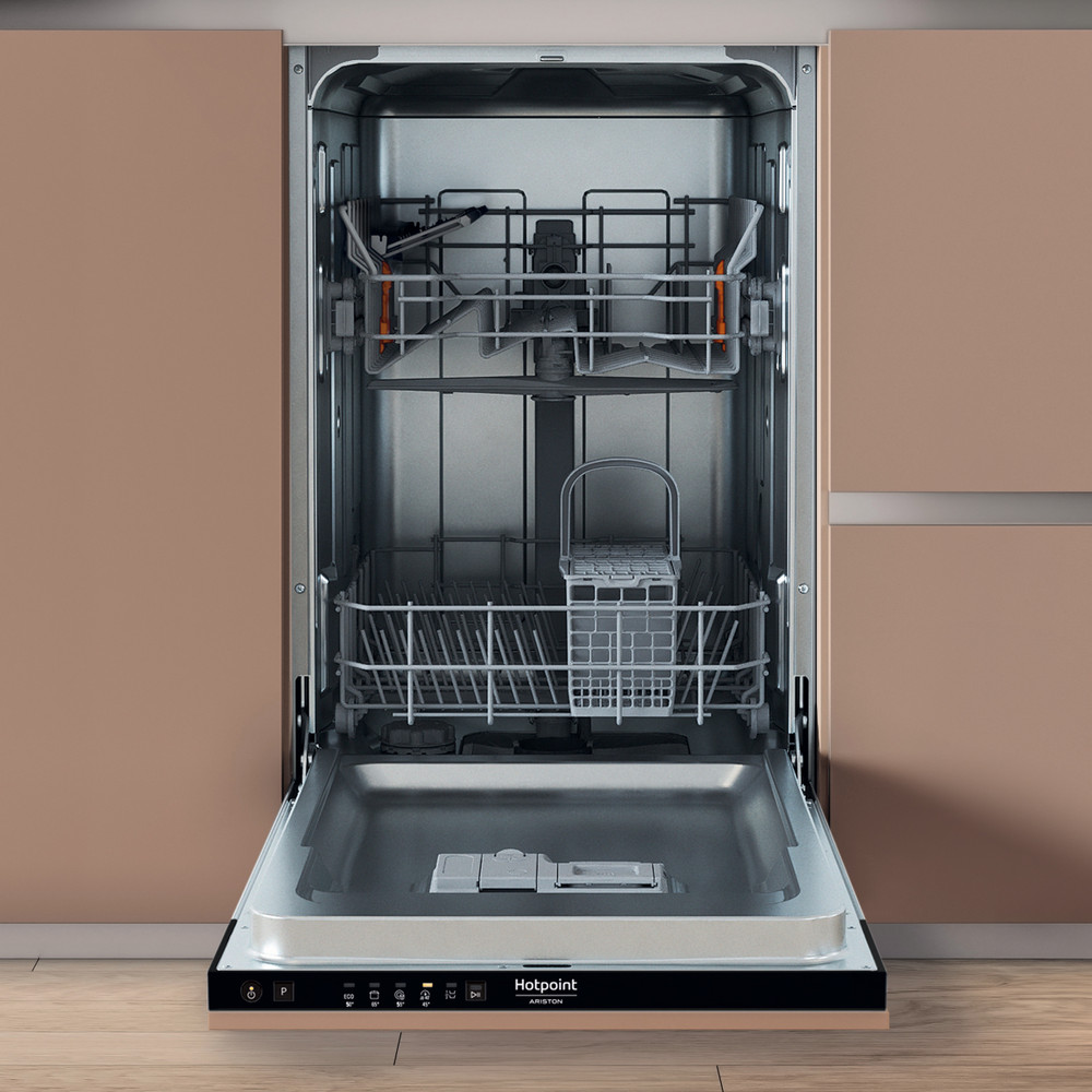 Hotpoint_Ariston Съдомиялна машина За вграждане HA2IE10CS80 За пълно вграждане E Frontal open