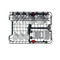 Whirlpool Nõudepesumasin Integreeritav WSBO 3O34 PF X Half-integrated D Frontal