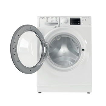 Whirlpool Maşină de spălat rufe Independent WRSB 7259 WS EU Alb Încărcare frontală B Frontal open