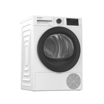 Whirlpool Droger C WD1 84M WBS BE Wit Perspective