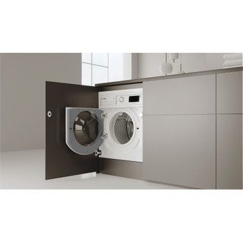 Whirlpool Washer dryer Built-in BI WDWG 861485 UK White Front loader Lifestyle perspective open