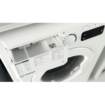 Indesit Lavadora Libre instalación EWE 71252 W SPT N Blanco Cargador frontal E Drawer