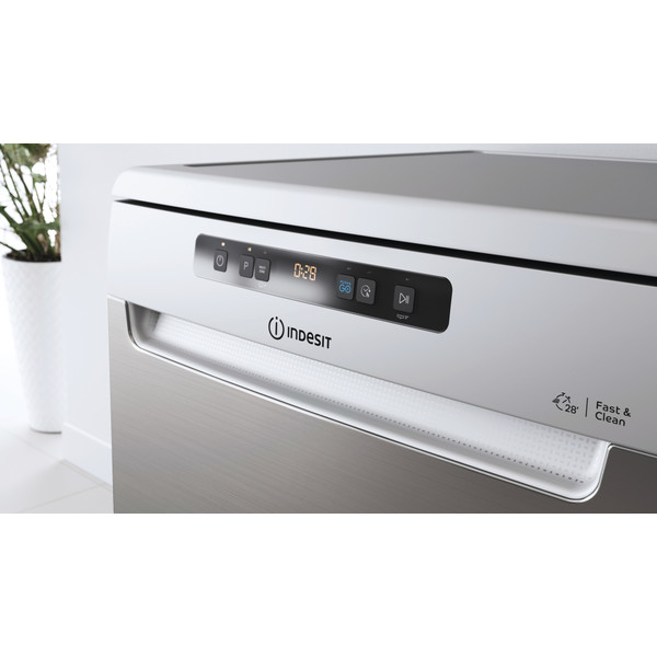 Indesit Perilica posuđa Samostojeći DFO 3C26 X Samostojeći E Lifestyle control panel