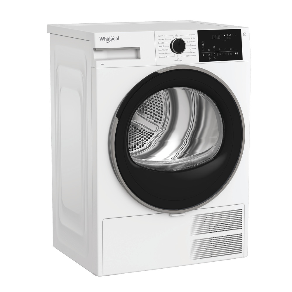 Whirlpool Torktumlare WSD 86M WB EE White Perspective