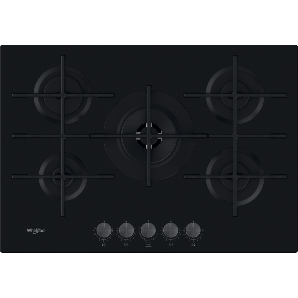Whirlpool Hob GOWL 758/NB Black Gas Frontal